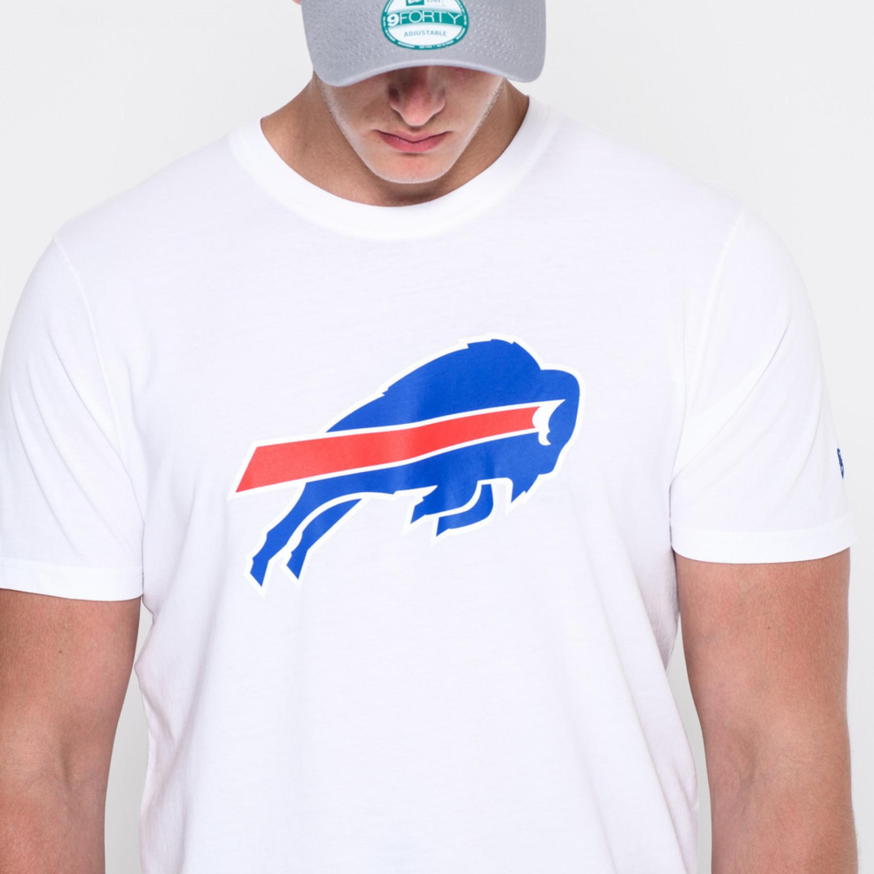 T-shirt New Era bianco logo Buffalo Bills