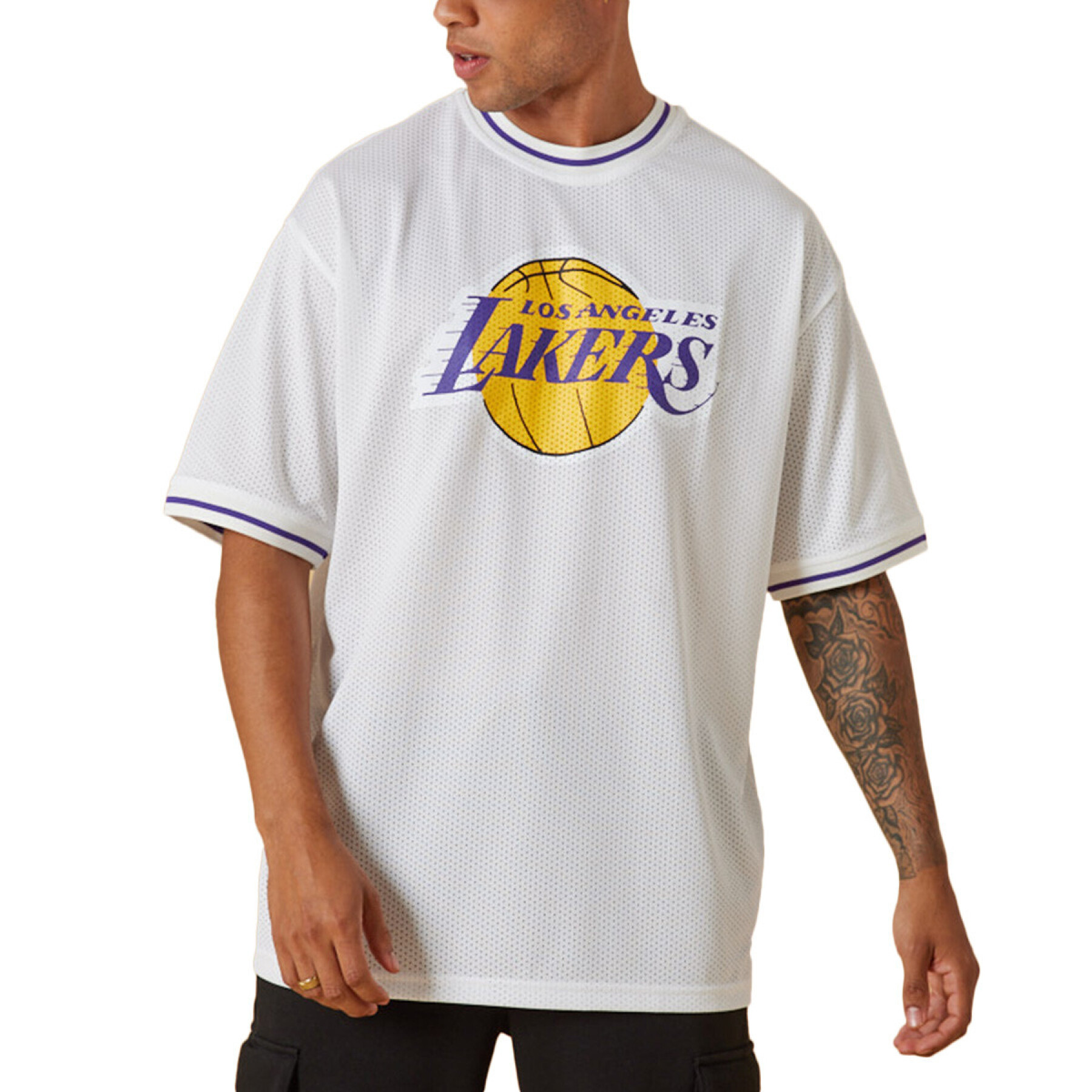 Maglietta a maniche corte Los Angeles Lakers Mesh Logo