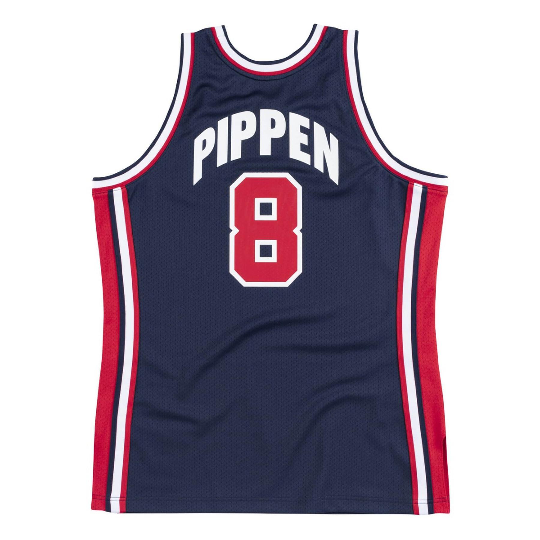 Maglia della squadra autentica USA nba Scottie Pippen