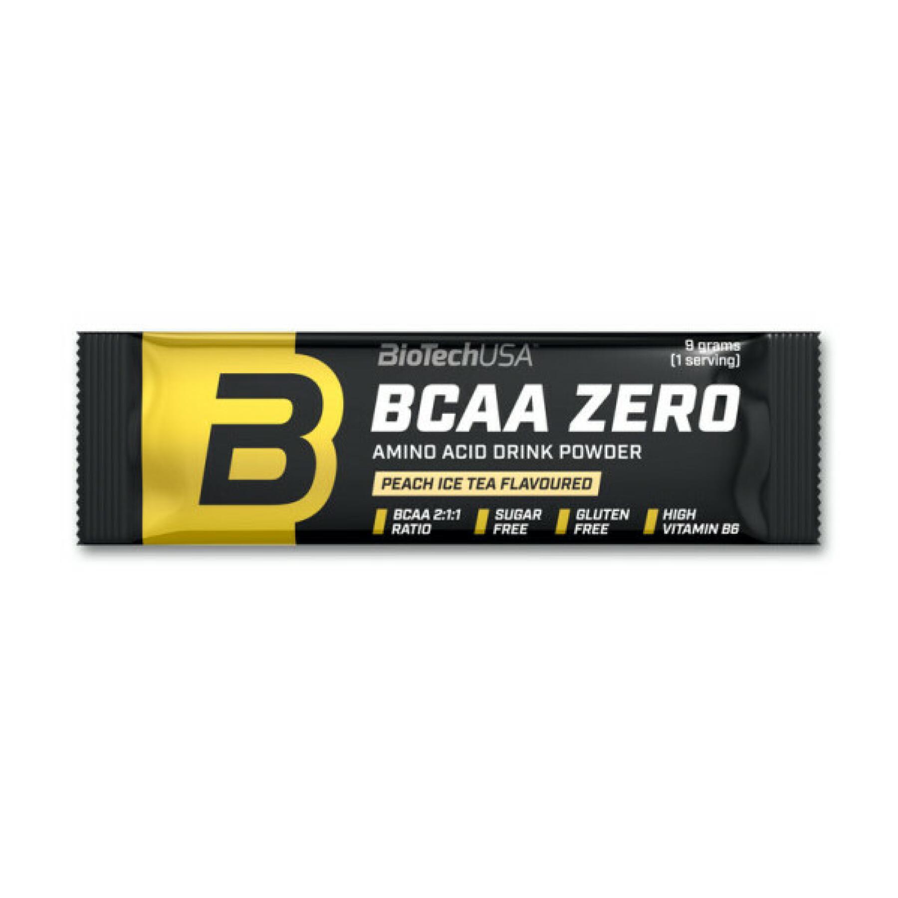 50 pacchetti di aminoacidi Biotech USA bcaa zero - Cola - 9g