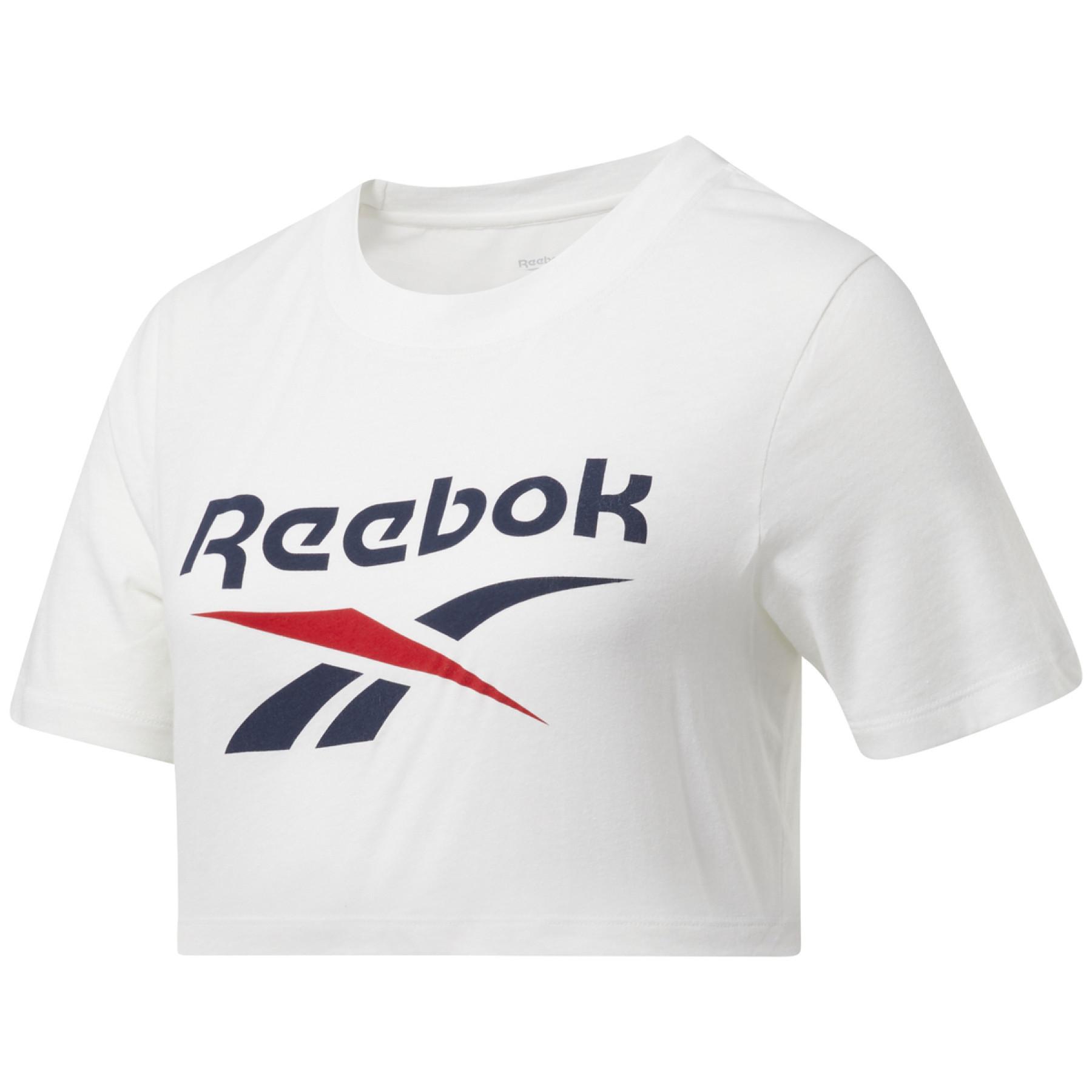 Maglietta da donna Reebok Identity Cropped