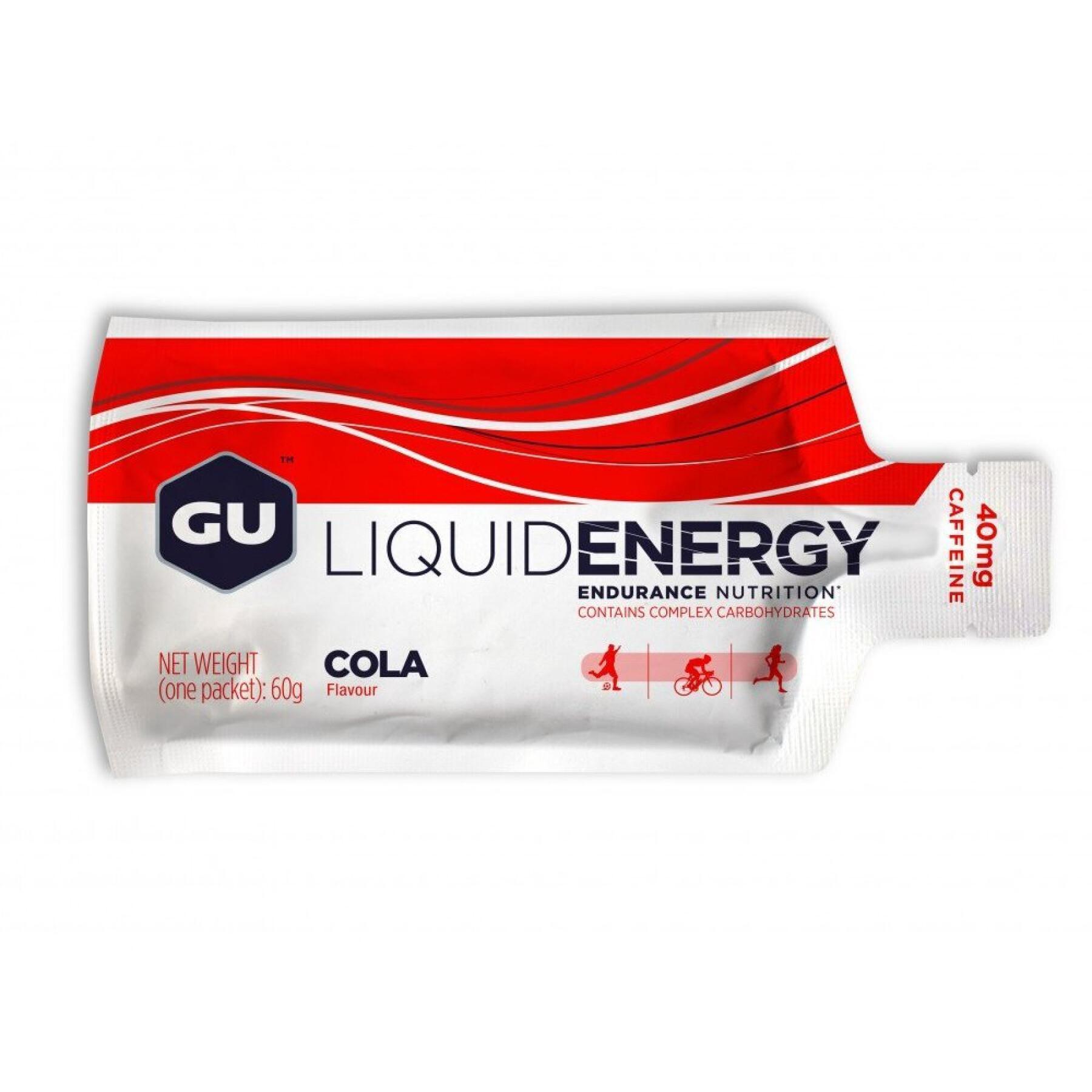 Confezione da 12 gel energetici - cola Gu Energy