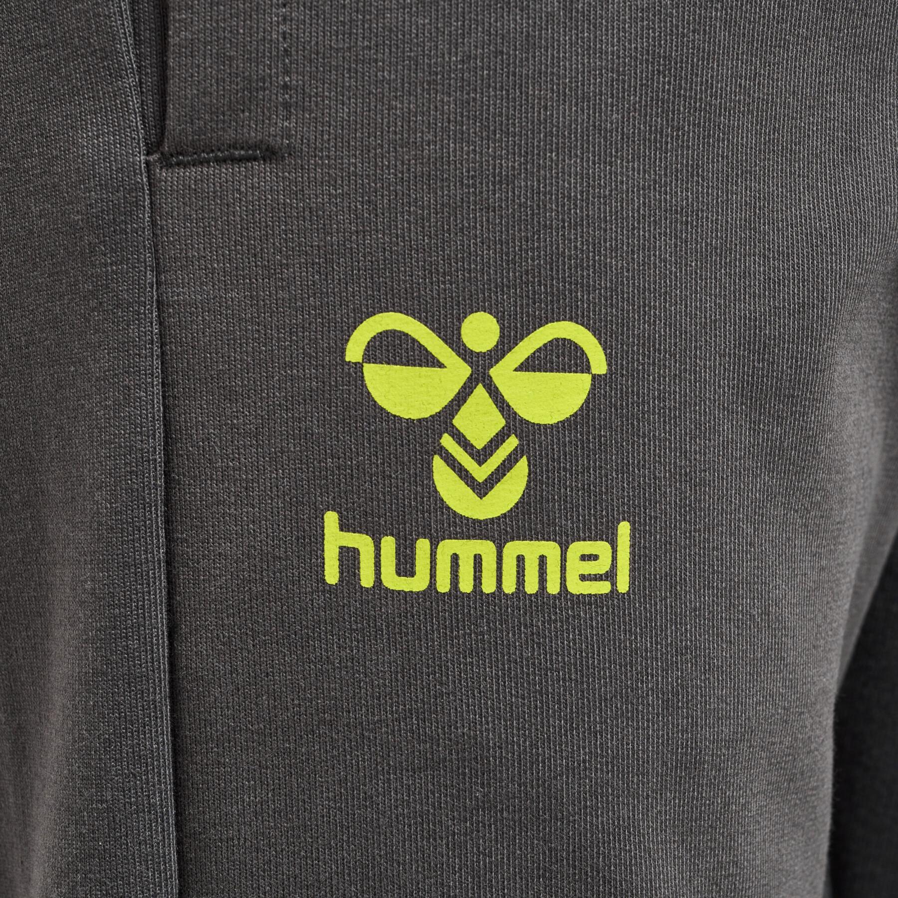 Joggers in cotone per bambini Hummel ON-Grid