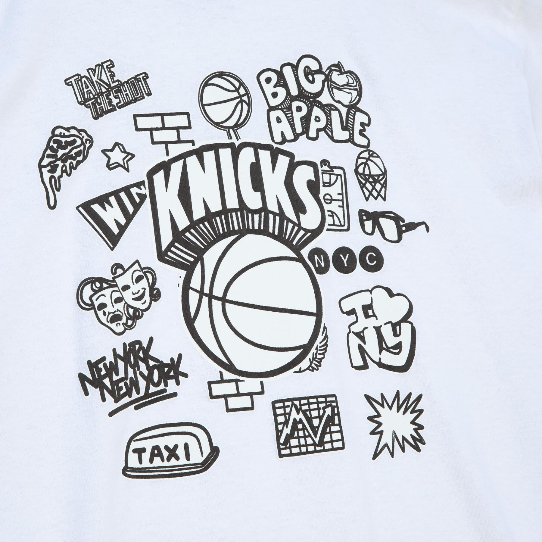 Maglietta New York Knicks NBA Doodle