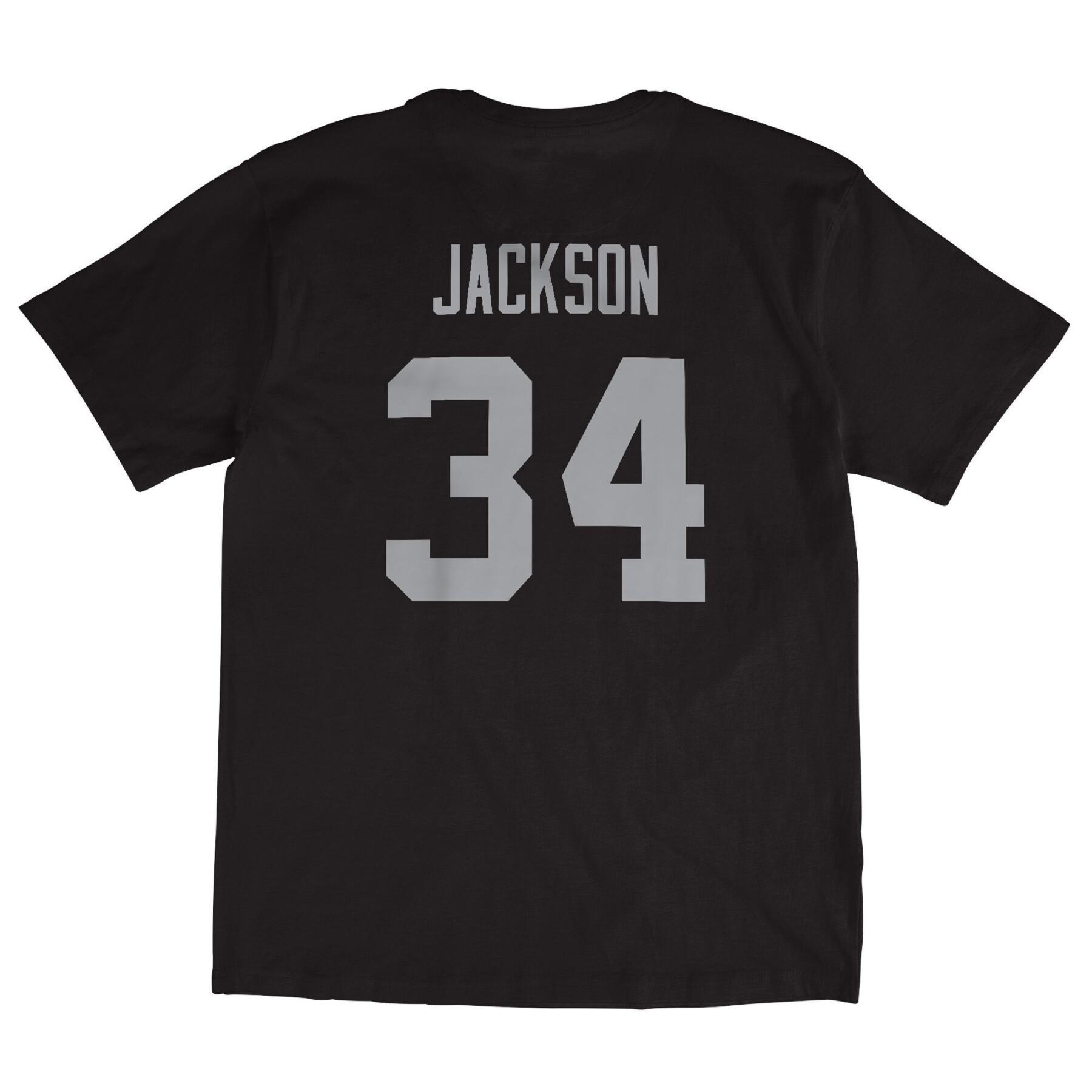 Maglietta Los Angeles Raiders name & number Bo Jackson