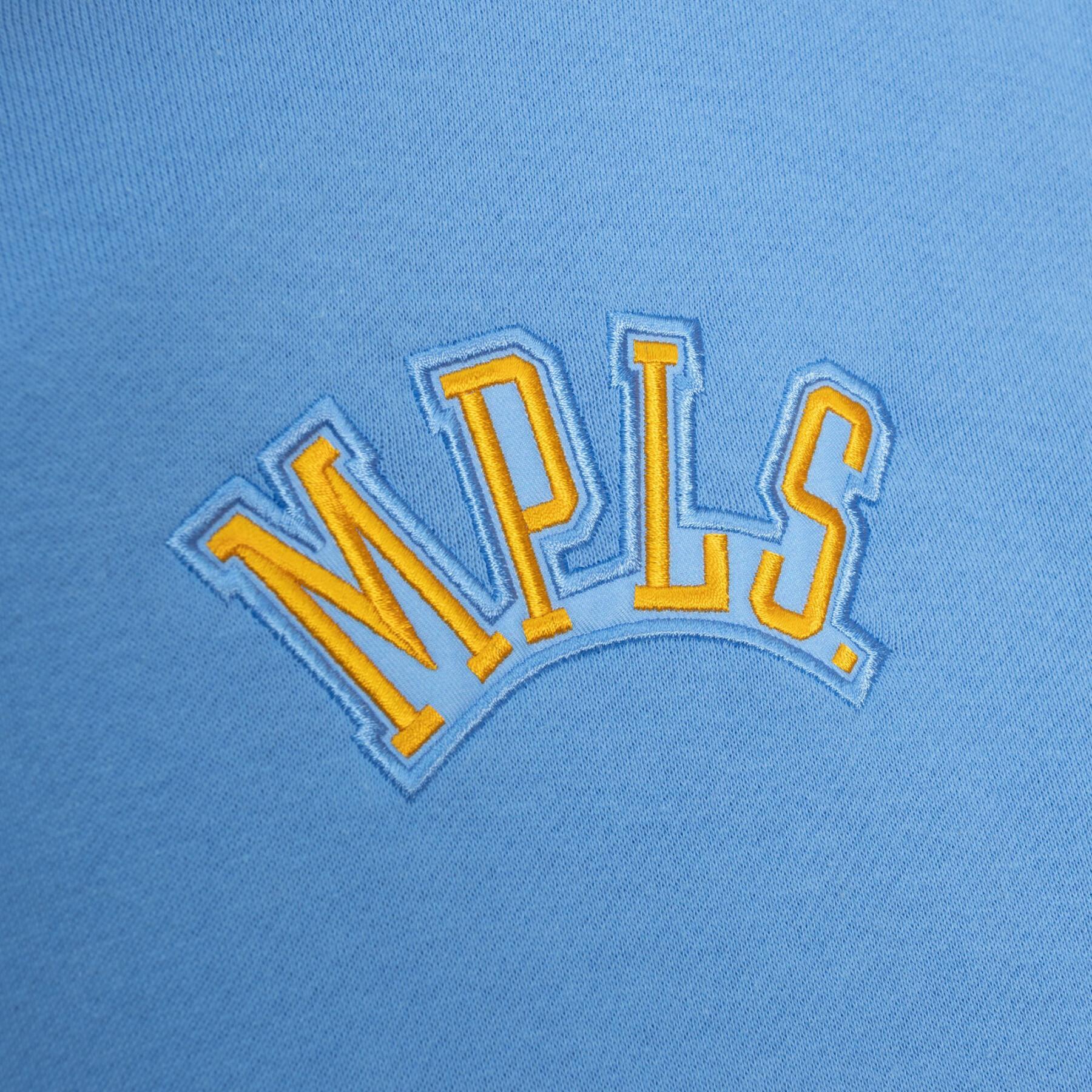 Sweatshirt Minneapolis Lakers con cappuccio HWC Night