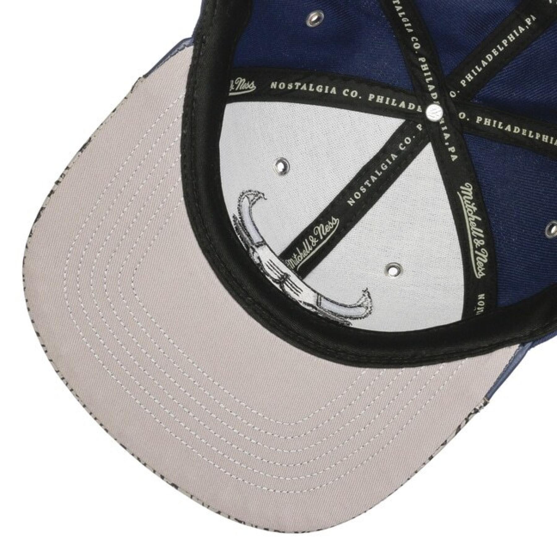 Cappello strapback con marchio proprio Mitchell & Ness