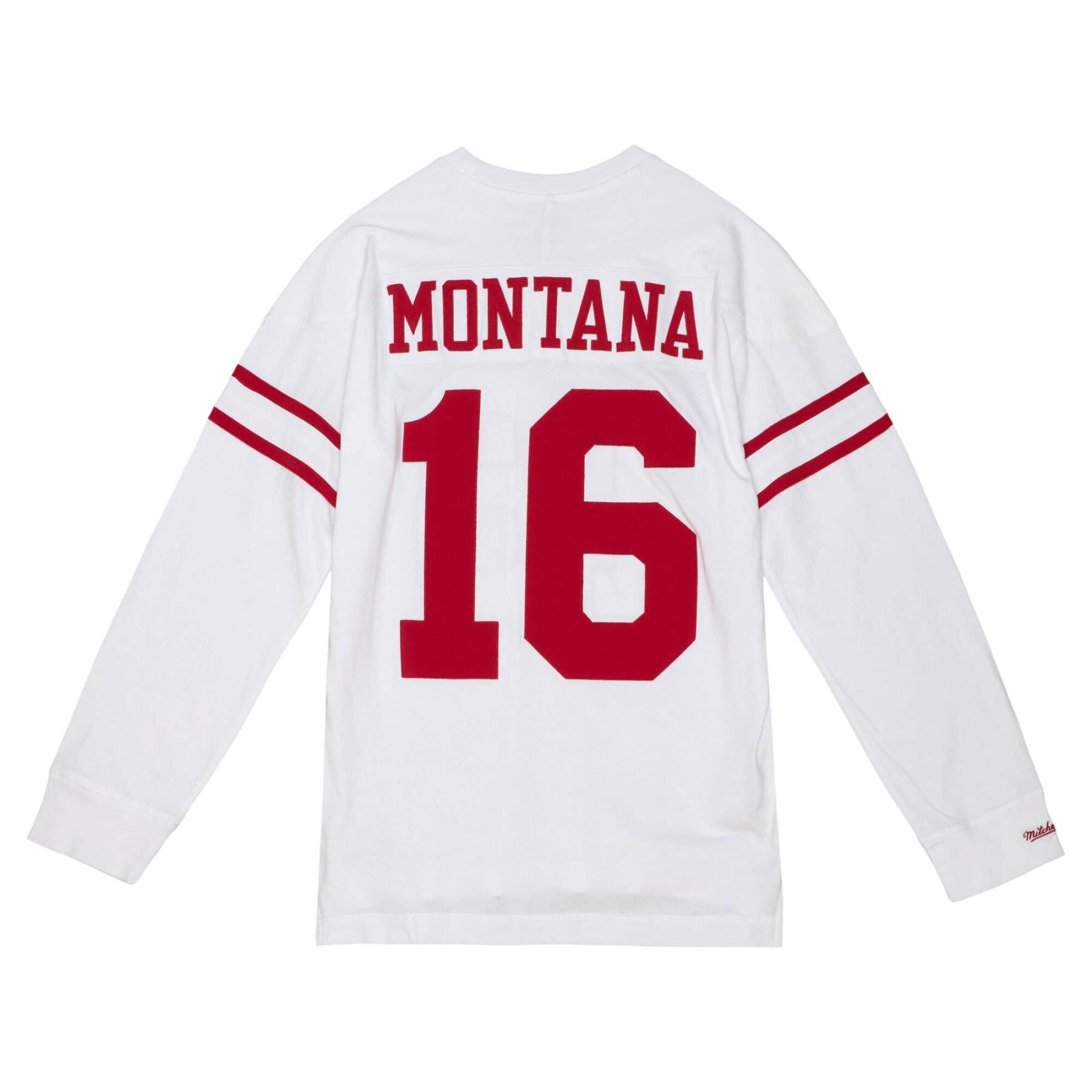 Maglietta a maniche lunghe San Francisco 49ers NFL N&N 1990 Joe Montana