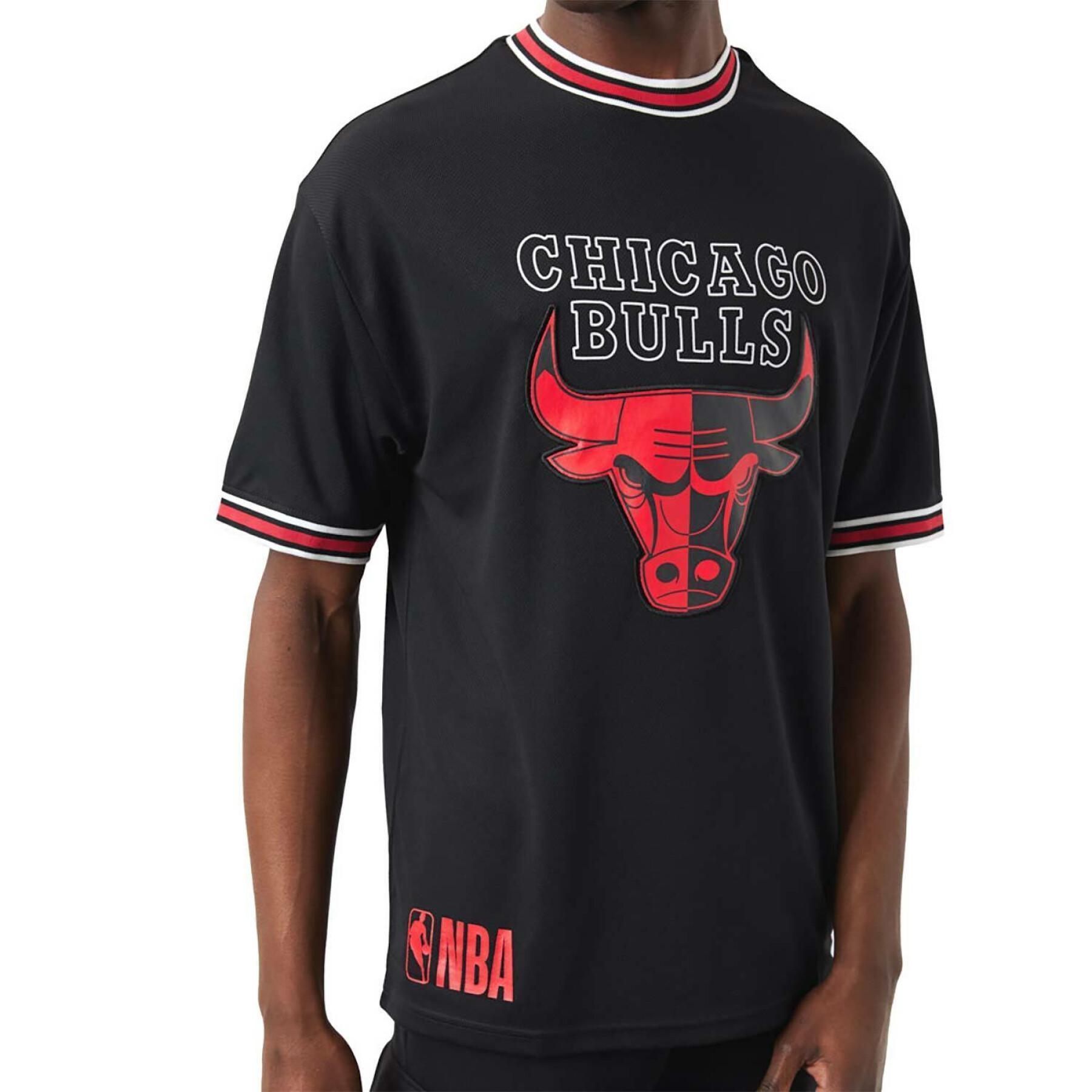 T-shirt oversize con logo Chicago Bulls