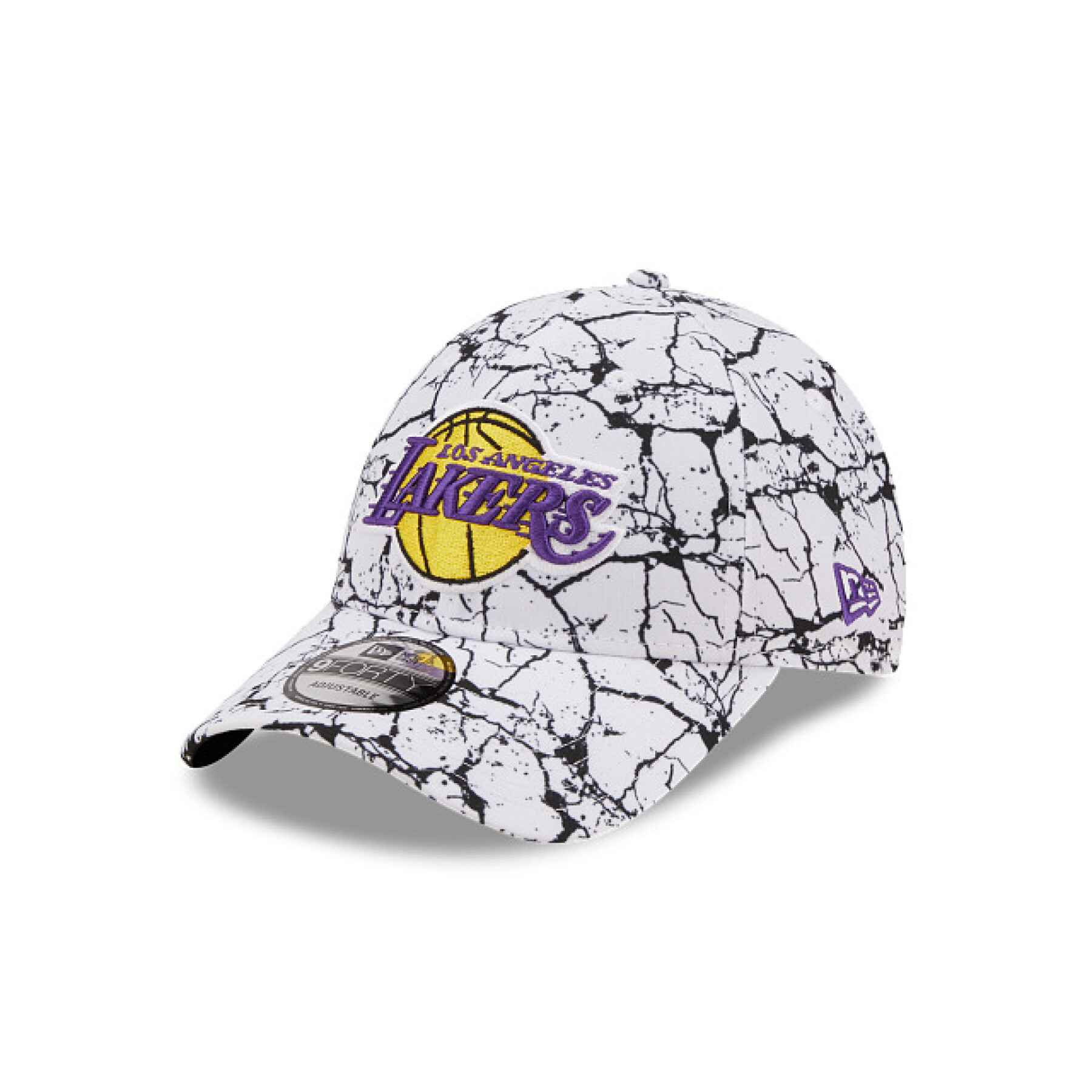 Cappellino con visiera in fantasia marmorea Lakers 9forty