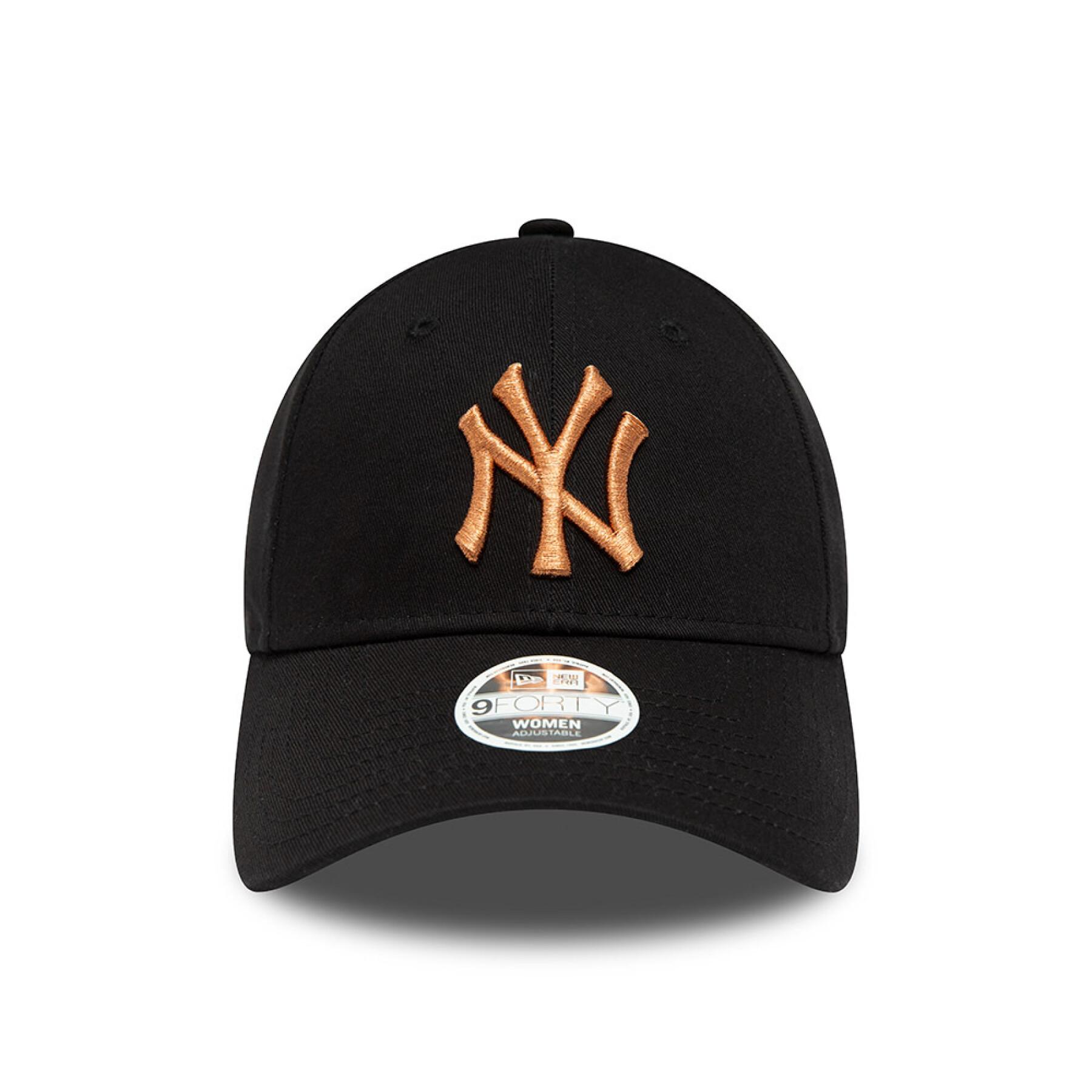Berretto da donna New York Yankees Metallic Logo