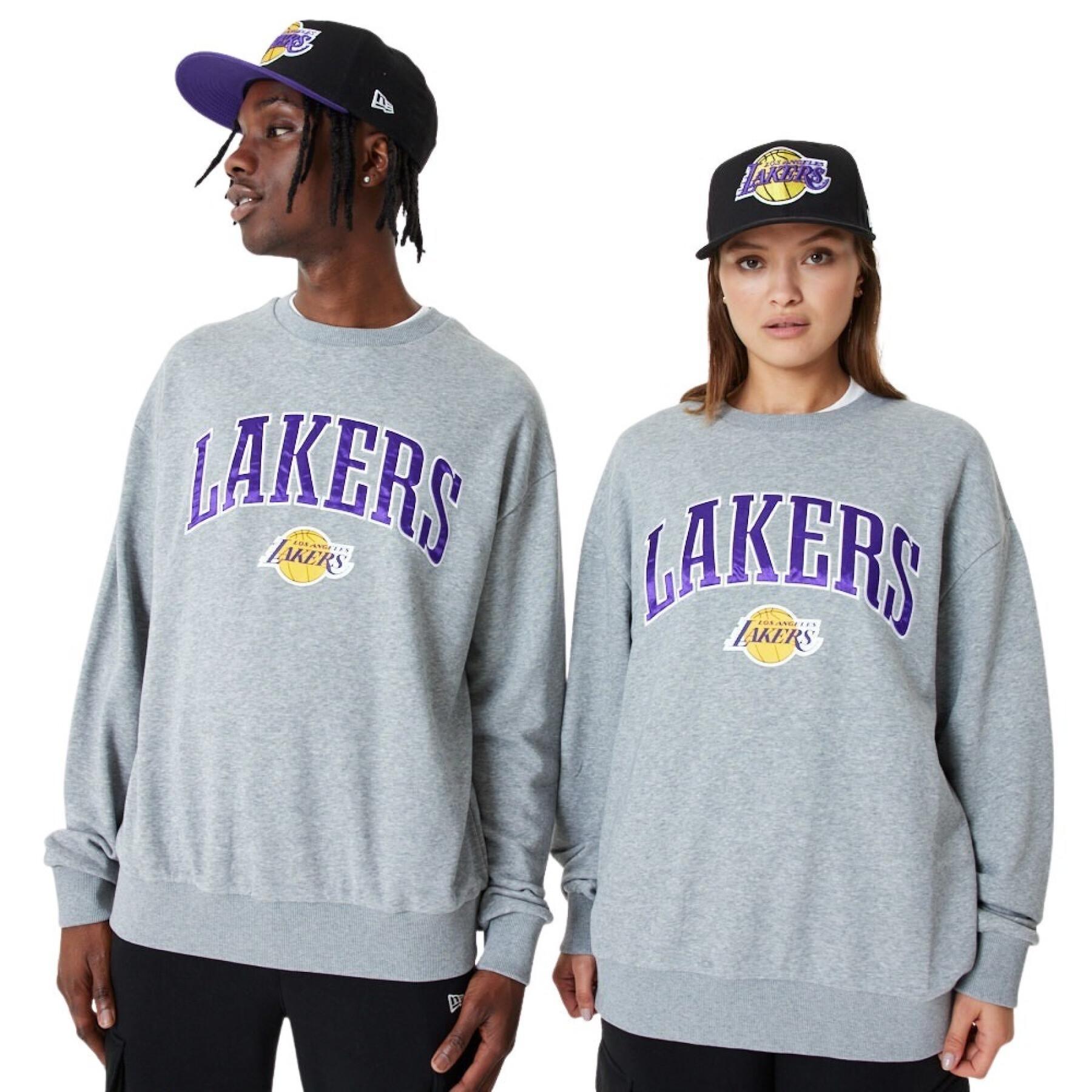 Maglietta Los Angeles Lakers NBA Apllique Crew