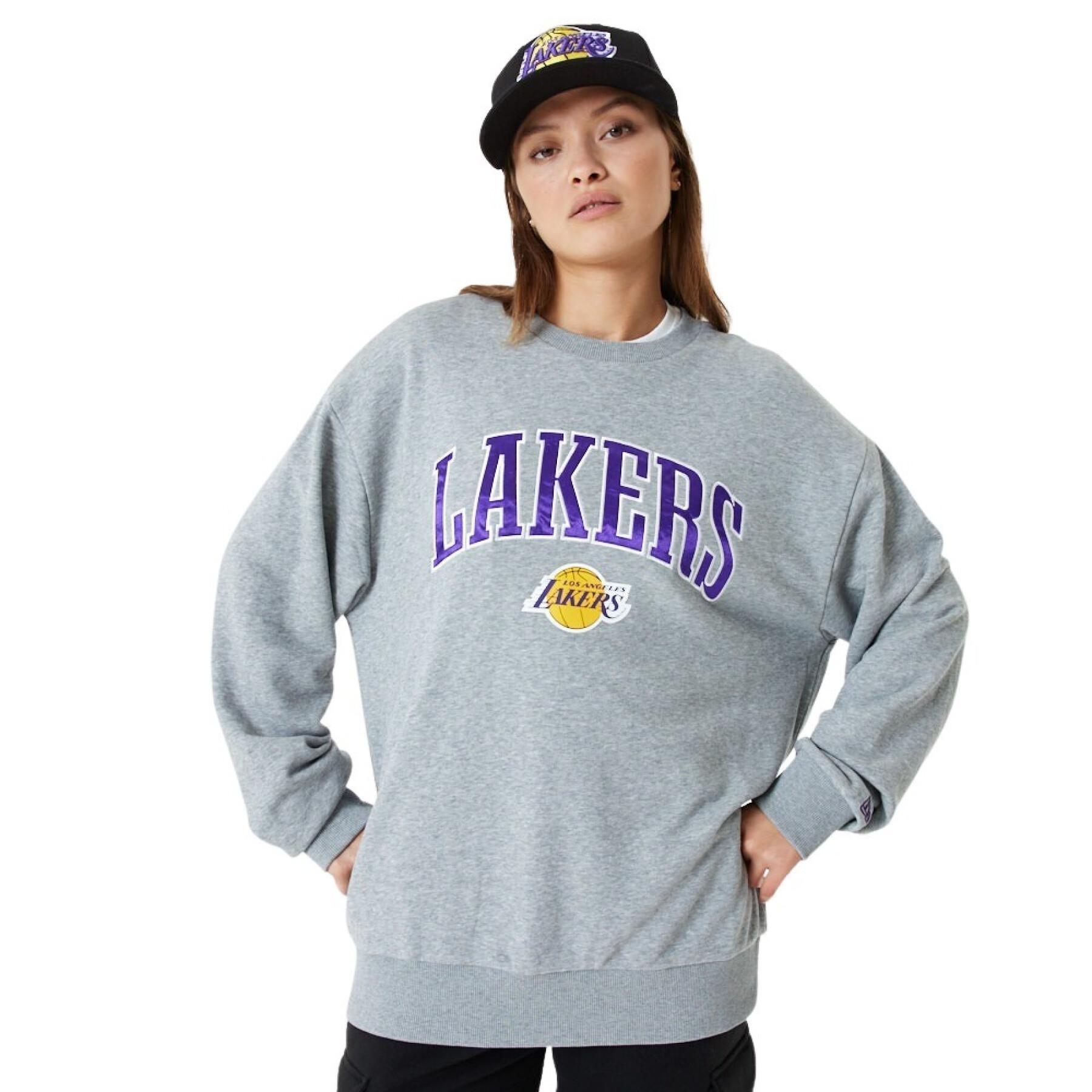 Maglietta Los Angeles Lakers NBA Apllique Crew