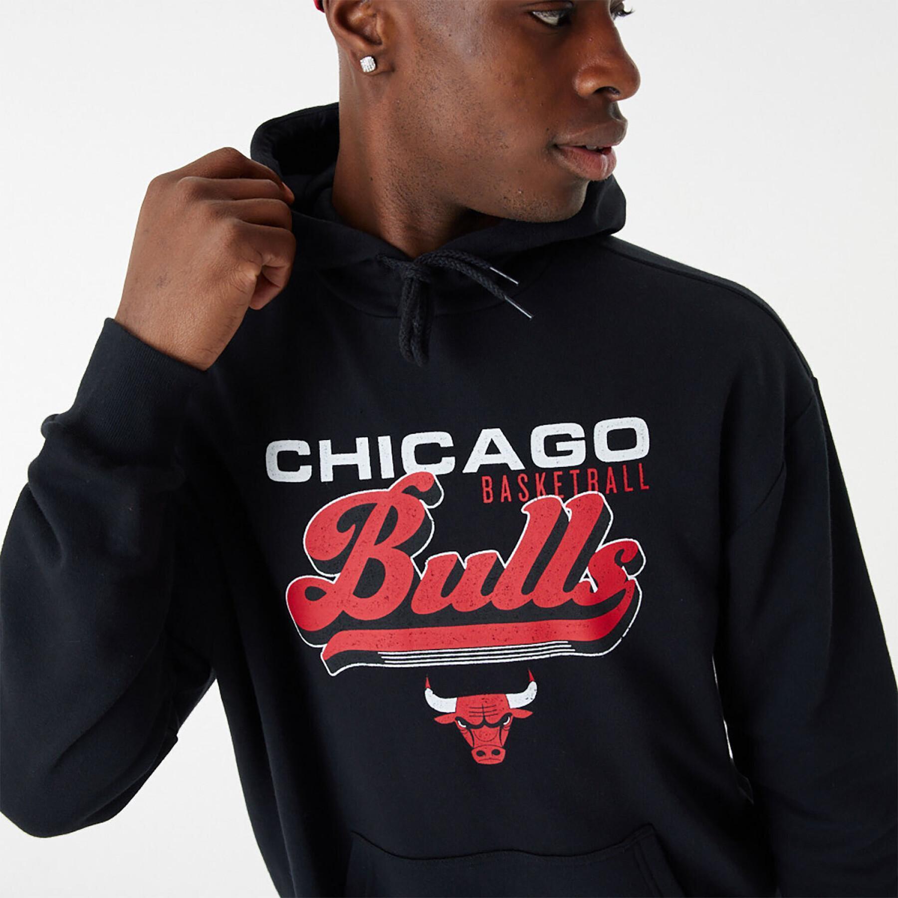 Felpa con cappuccio Chicago Bulls Retro Graphic