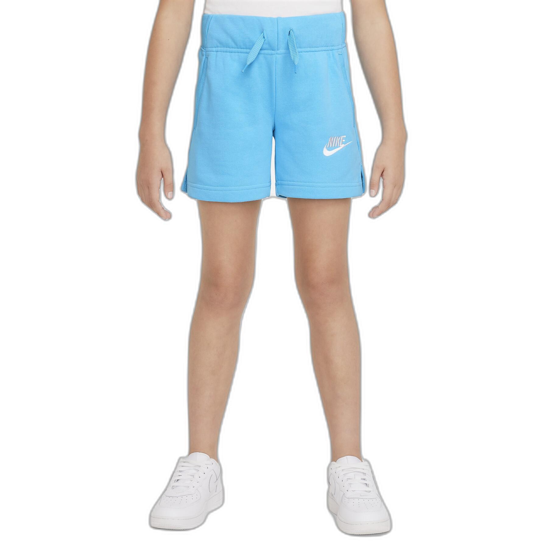 Pantaloncini da bambina Nike Club