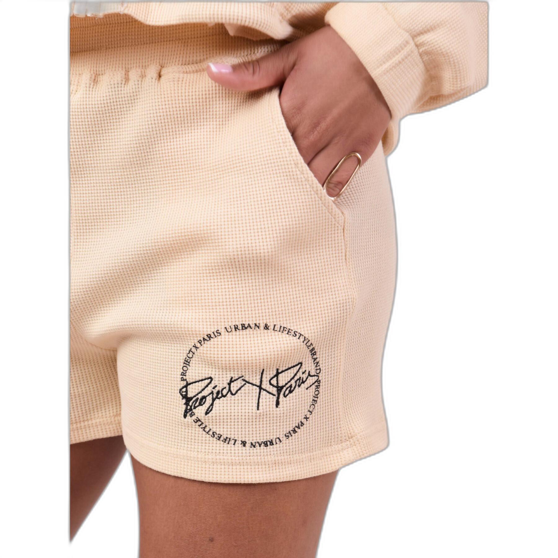 Pantaloncini in maglia piqué da donna Project X Paris