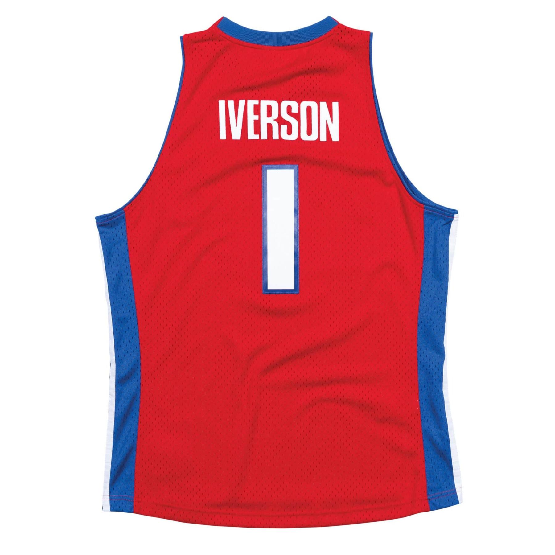 Maglia Swingman Detroit Pistons Allen Iverson