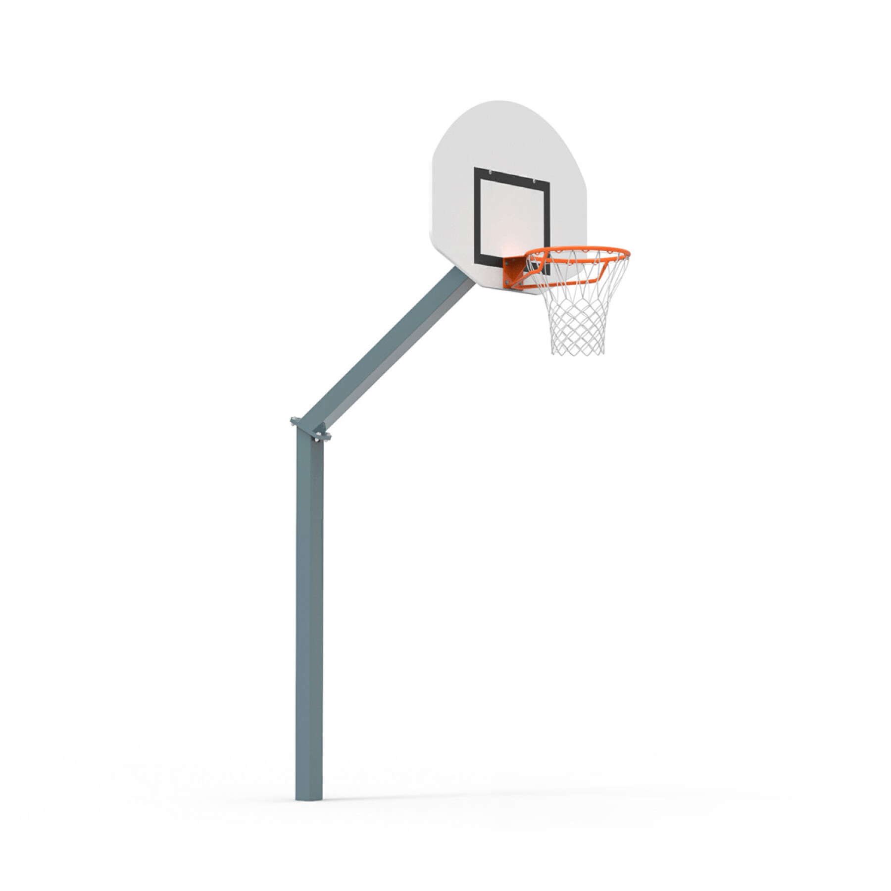 Canestro da basket, disassato di 1,20 m, da incassare Sporti France
