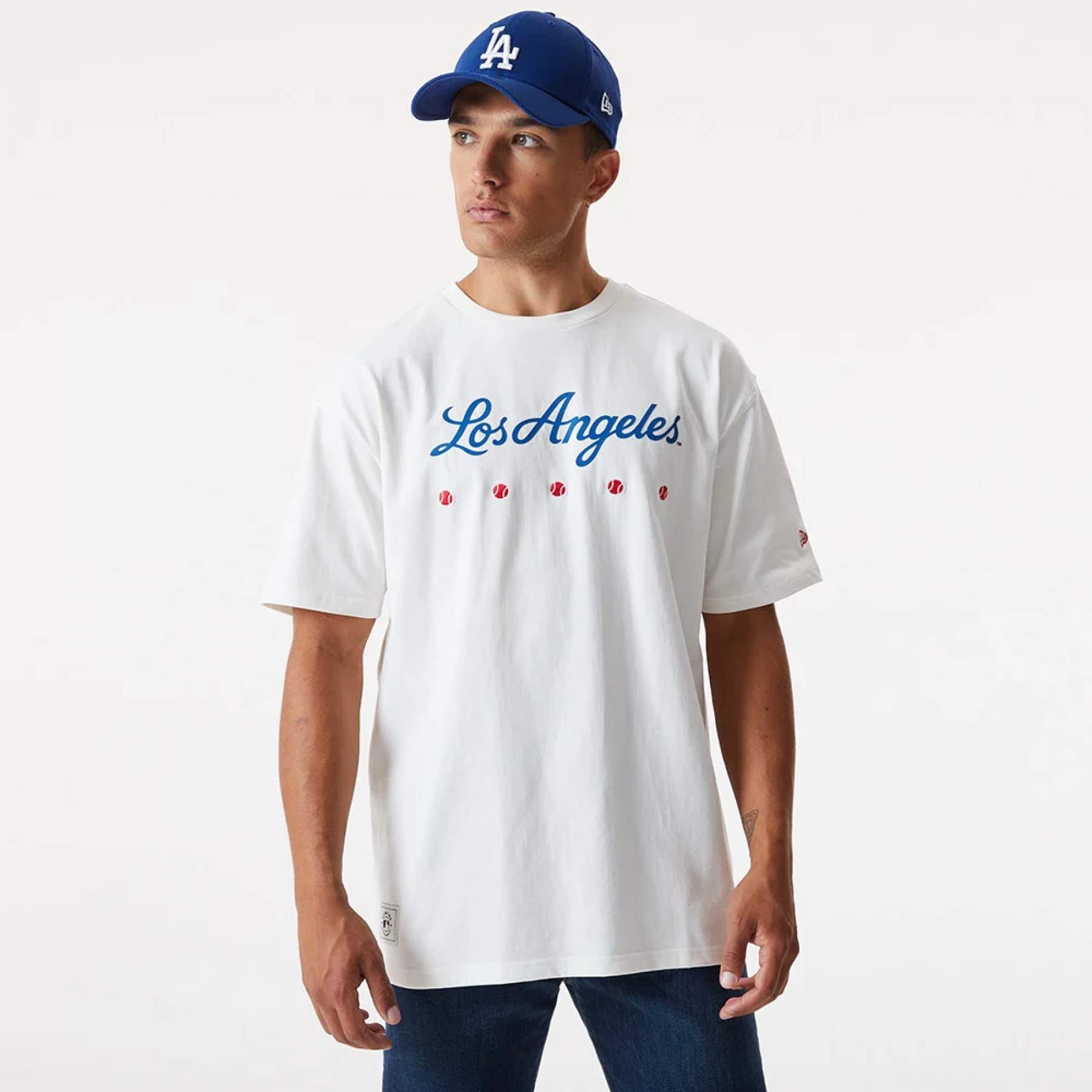 Maglietta New era Los Angeles Dodgers heritage oversize