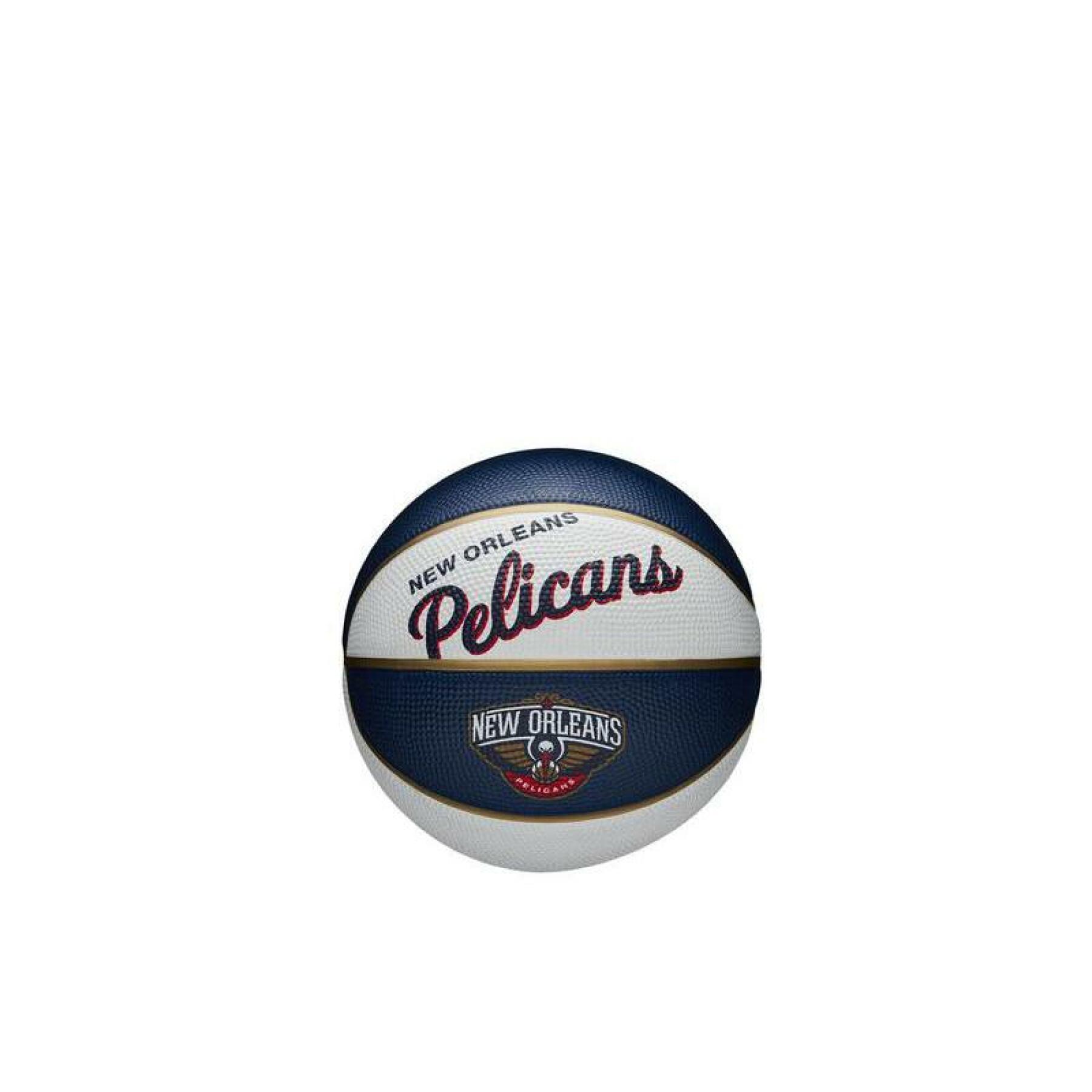 Mini palla nba retro New Orleans Pelicans