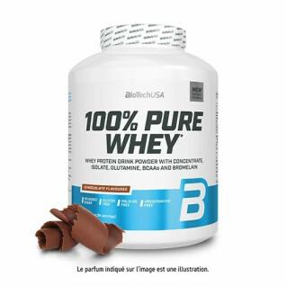 Barattolo di proteine del siero di latte 100% pure Biotech USA - Chocolate - 2,27kg