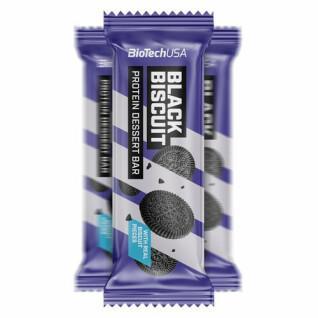 Barrette proteiche da dessert Biotech USA - Black biscuit (x20)