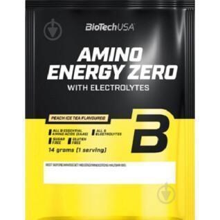 50 pacchetti di aminoacidi con elettroliti Biotech USA amino energy zero - Ananas-mangue - 14g