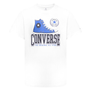T-shirt per bambini Converse Script Sneaker GFX