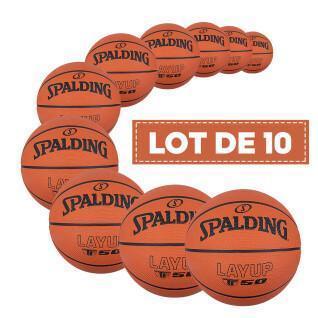 Confezione da 10 palloncini Spalding Layup TF-50