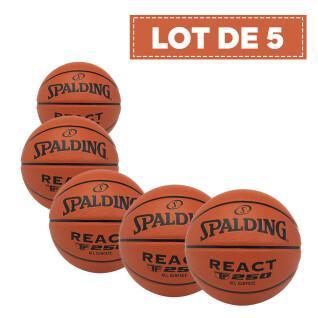 Set di 5 palloncini Spalding React TF-250 Composite