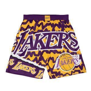 Pantaloncini Los Angeles Lakers NBA Jumbotron 2.0 Sublimated
