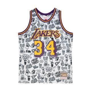 Jersey Los Angeles Lakers Doodle Swingman Shaquille O'Neal 1996-97