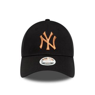 Berretto da donna New York Yankees Metallic Logo