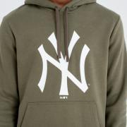 Felpa con cappuccio New Era New York Yankees logo