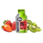 Confezione da 24 gel roctane Gu Energy fraise/kiwi sans caféine