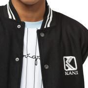 Giacca Karl Kani OG Fake Leather Block College