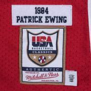 Maglia della squadra autentica USA Patrick Ewing 1984