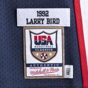 Maglia della squadra autentica USA nba Larry Bird