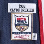 Maglia della squadra autentica USA nba Clyde Drexler