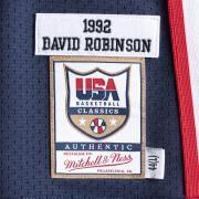 Maglia della squadra autentica USA nba David Robinson