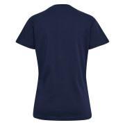 T-shirt donna in cotone Hummel HmlStaltic