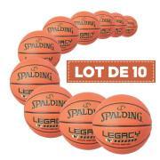 Confezione da 10 palloncini Spalding TF 1000 Legacy Composite EL