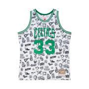 Canottiera Boston Celtics NBA Doodle Swingman 1985 Larry Bird