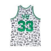 Canottiera Boston Celtics NBA Doodle Swingman 1985 Larry Bird