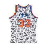 Canottiera New York Knicks NBA Doodle Swingman 1991 Patrick Ewing