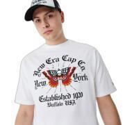 Maglietta grafica oversize con farfalla New Era
