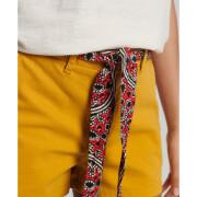 Pantaloncini chino in cotone organico per donne Superdry Vintage