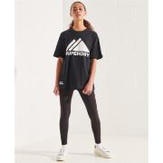 T-shirt monocromatica da donna Superdry Mountain Sport
